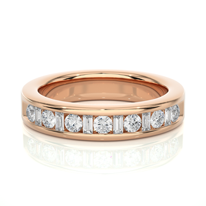 Anillo de Compromiso con Diamante Cultivado en Laboratorio Certificado por IGI, Corte Brillante Redondo VVS CVD, Color E, Estilo Clásico, Oro de 14K Personalizado - Product Image 6