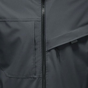 Vestes d'extérieur confortables Logo personnalisé Veste softshell à manches longues coupe-vent imperméable pour hommes - Product Image 3