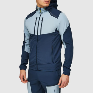 OEM Custom Windbreaker Tracksuit Two Piece Set Zip up <b>Jacket</b> 3M Reflective Sweatsuit Nylon Zipper Sweat <b>Track</b> Suit <b>Men</b> - Product Image 3