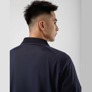 Blouson de style formel pour hommes avec col côtelé Fermeture à glissière d'hiver Service OEM disponible - Product Image 4