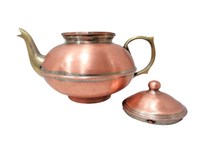 Bouilloire moderne en laiton émaillé avec poignée et couvercle 1L, résistante à la chaleur, compatible avec les cuisinières à gaz, ustensile de cuisine élégant pour un usage quotidien