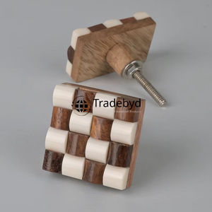 Tiradores Redondos de Resina Minimalistas para Cajones, Tiradores de Lujo Hechos a Mano para Armario, Cocina, Baño y Comedor, Muebles Tradebyd - Product Image 1