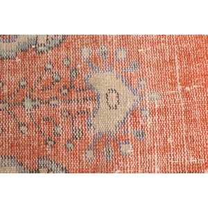พรมตุรกี, พรมวินเทจขนาดเล็ก 2.6x4 ฟุต, พรมสีแดงน้ำเงินล้วน - Product Image 5