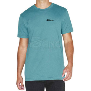 Meilleur prix T-shirts à manches courtes élégants pour hommes Street Wear T-shirts à col rond tricotés quantité minimale de commande bas - Product Image 4