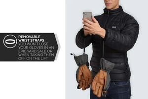 Gants de ski d'hiver à écran tactile pour l'extérieur Nouveaux gants de ski coupe-vent Nouveau design Gants de ski de sport chauds pour l'hiver - Product Image 2