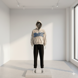 Sudadera con Capucha y Cremallera de Diseño Único, Impresión de Alta Calidad, Fabricada en Fábrica, Precio Económico, Sudaderas para Hombre - Product Image 2