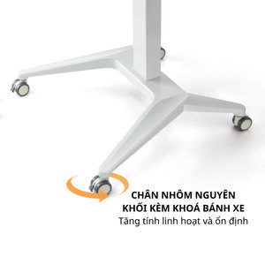 80x56cm MFC Wood Tabletop Gas Lift <b>Computer</b> <b>Desk</b> FWS12-2 - Product Image 6