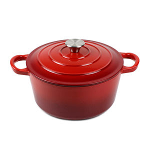 <span class=keywords><strong>Cocotte</strong></span> antiadhésive <span class=keywords><strong>en</strong></span> <span class=keywords><strong>fonte</strong></span> pour la cuisson du pain, four néerlandais multi-émaillé, 5,5 qt - Product Image 1