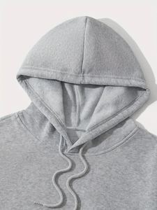 Sweats à capuche pour hommes Offre Spéciale à manches longues pour l'hiver 100% coton Basics haute qualité teint uni meilleur matériel - Product Image 3