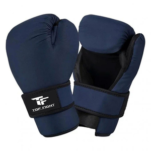 Guantes de Boxeo con Logotipo Personalizado OEM, Cierre de Gancho y Bucle, Protección Completa para los Dedos, Cuero Genuino para Entrenamiento y Combate de Adultos - Product Image 2