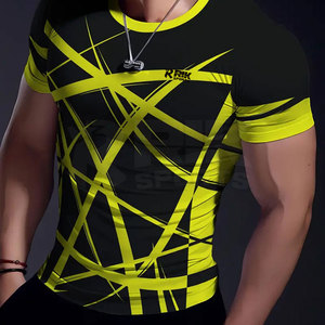 Camiseta de sublimación de secado rápido con diseño personalizado, 100% poliéster, hecha en Pakistán. - Product Image 5