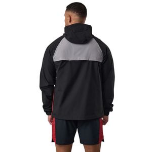 Veste coupe-vent noire légère, résistante à l'eau, pour la course à pied et l'entraînement en plein air, pour hommes et femmes, à porter toute l'année - Product Image 2