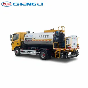 Camión distribuidor de asfalto Dongfeng D6 4x2 4500L con sistema inteligente de pulverización de betún para construcción de carreteras - Product Image 3