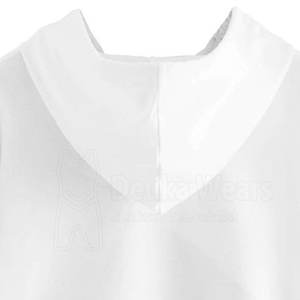 Hoodies courts à manches longues pour femmes, personnalisés OEM/ODM, avec motif sur mesure, en coton/polyester à séchage rapide, style vêtements de sport - Product Image 6