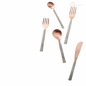 Ensemble de couverts en acier inoxydable moderne, écologique et robuste pour les buffets, la restauration et les fêtes |   Couverts professionnels - Product Image 1