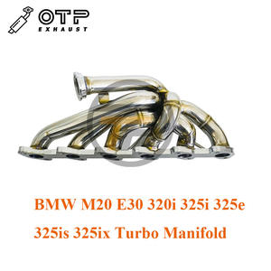 Tuyau d'échappement OTP pour BM * M20 <span class=keywords><strong>E30</strong></span> 320i 325i <span class=keywords><strong>325e</strong></span> 325is 325es 325ix SUS304 Collecteur Tur bo haute Performance en acier inoxydable - Product Image 3