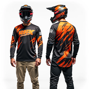เสื้อแข่งมอเตอร์ครอสของผู้ชายเสื้อแข่งรถแขนยาวเสื้อแข่งรถเอทีวีเสื้อเจอร์ซีย์ขี่มอเตอร์ไซค์กีฬามอเตอร์ไซค์ - Product Image 5