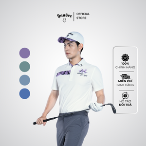 Ropa de Golf Handee Pro o Polo Ngn Tay Vi Hoa Tit L Cy V Sc Ngang - Product Image 5