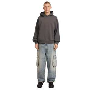 2025 sweats à capuche en polaire surdimensionnés personnalisés poids lourd épais hiver 100% coton écologique brodé Logo français tissu hommes - Product Image 1