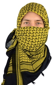 Ready Goods <b>White</b> Black Color Casual Embroidered Arab Yashmagh Shemagh <b>Men</b> Shawl Muslim Hijab Head <b>Scarf</b> Keffiyeh for Ramadan - Product Image 2