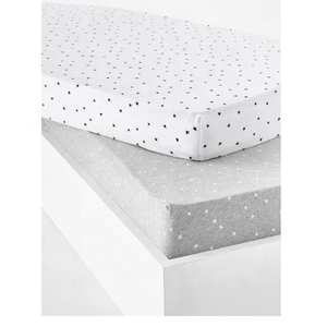 Sábana bajera ajustable de Jersey de algodón de alta calidad, gran oferta, sábanas a cuadros de Color personalizado para temporada de hoteles para bodas, precio bajo - Product Image 4