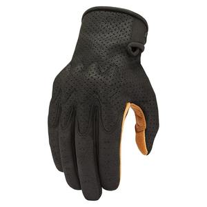 Guantes de motocicleta personalizados de alta calidad Cafe Racer, equipo de protección de cuero clásico transpirable para motocicleta - Product Image 1
