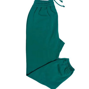 กางเกงขายาวผ้าฝรั่งเศสเทอร์รี่เนื้อหนา ทรงยูนิเซ็กซ์ ผลิตโดย OEM 2026  แบบสั่งทำพิเศษ ขอบดิบ แต่งแถบข้าง - Product Image 1