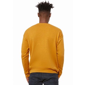 Alta calidad Unisex logotipo personalizado Puff impresión sudadera polar en blanco liso tripulación bordado en relieve impreso hombres sudadera - Product Image 2