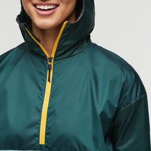 Chaqueta cortavientos con logotipo personalizado para mujer, el más nuevo estilo, chaqueta cortavientos de manga larga para mujer, talla de tela estampada - Product Image 5