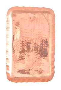 Bandeja de cobre en relieve con borde adornado Multiuso para presentación de regalos de boda a precio al por mayor de AALIYAN IMPEX - Product Image 2