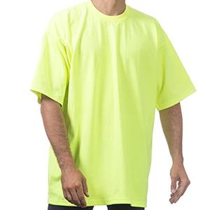 Camiseta de Verano 100% Algodón, Manga Corta, Cuello Redondo, Tinte Liso, Secado Rápido, Tejido Transpirable, Hombros Caídos - Product Image 3