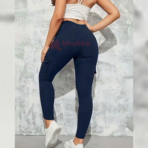 Pantalones Casuales de Verano para Mujer, Ajustados, Transpirables, de Cintura Media con Bolsillos, al por Mayor - Product Image 3