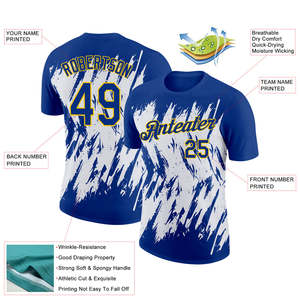Camiseta de calidad superior Diseño personalizado Logotipo impreso en pantalla de seda Bordado Promoción al por mayor Sublimación - Product Image 5