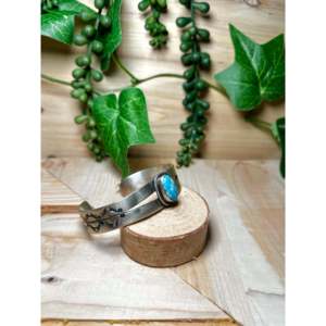 Randy Boyd Royston Fashion <b>Cuff</b> <b>Bracelet</b> with Turquoise & Sterling <b>Silver</b> Elegant & Stylish Accessory - Product Image 2