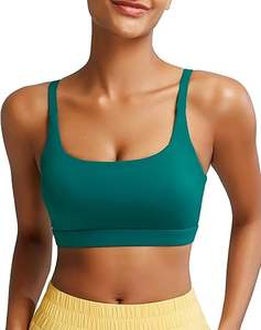 Soutien-gorge de sport sans bretelles pour femme, 100 % nylon, haute performance, avec logo frontal, motif personnalisé, respirant, qualité supérieure, prix d'usine - Product Image 5