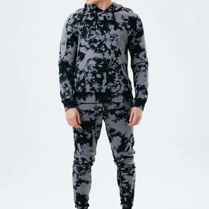 Survêtements Tie Dye Offre Spéciale légers pour hommes Logo personnalisé 100% col à capuche en coton respirant Durable et taux de gros - Product Image 1