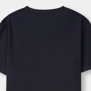 100% เสื้อลำลองผ้าฝ้ายระบายอากาศได้ดี220กรัมเสื้อไหมพิมพ์ลายสีทึบ - Product Image 5