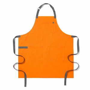 Delantal Rosa sin Mangas con 3 Bolsillos, de Lona Resistente, Lavable a Máquina, para Cocinar y Uso Diario - Product Image 6