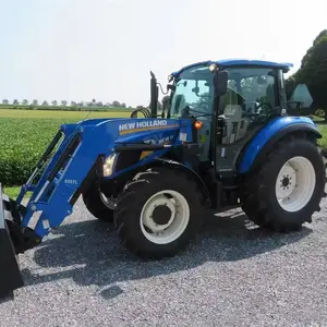 Vrij Gebruikte Nieuw-Holland Tt75 Landbouwtractor/Gebruikt Laag Brandstofverbruik Nieuw Holland T6070 140pk Tractorwiel Tractor