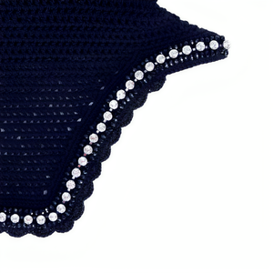 ผ้าคลุมหน้าแมลงวันประดับมุกหมวกมีหูสะดุดตา2024หมวกสำหรับขี่ม้าอุปกรณ์เสริมที่จำเป็น - Product Image 6