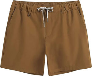 Pantalones cortos de entrenamiento de lana de algodón 100% de alta calidad para hombre, Jogger personalizado, pantalones cortos informales de felpa francesa para correr, botón sólido - Product Image 5