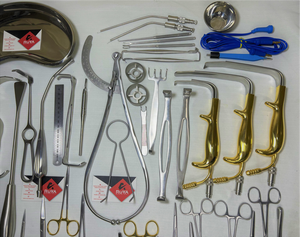 Juego de Instrumentos de Cirugía Plástica Médica Tebbetts para Aumento y Reducción de Senos, Caja de Acero Inoxidable, Manual CE - Product Image 6