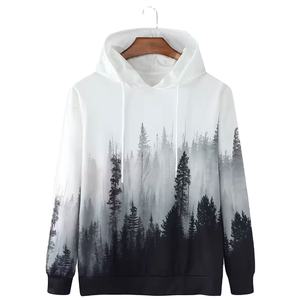 Sudaderas con capucha de sublimación para hombre con estampado digital Diseño único Tendencia superior Tarifa barata Sudaderas con capucha de sublimación transpirable para hombre con el mejor material - Product Image 1