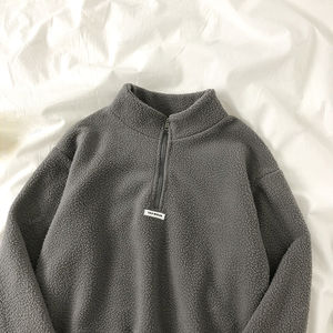 Sweat à capuche court pour femme avec poche kangourou, logo sur le devant, tissu polaire doux, respirant, pull-over - Product Image 2