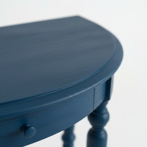 Mesa Redonda Media V2, Muebles Modernos y Ecológicos para Sala de Estar en Color Azul Marino - Product Image 6