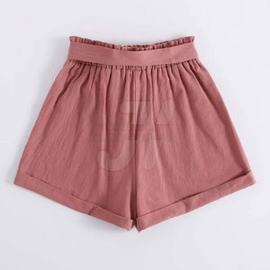 Pantalones cortos de mezcla de algodón de verano para mujer Corte fluido y estilo relajado Diseño transpirable Precio al por mayor - Product Image 2