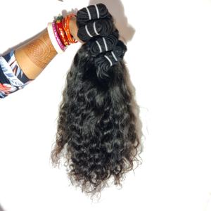 Extensions de Cheveux Humains Remy Vierges Bruts, Cuticules Alignées, 100% Naturels Non Traités, Cheveux de Temple Indiens, Ondulations Profondes, Ondulations Water Wave - Product Image 4