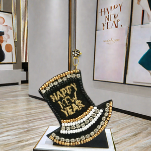 Tendance multicolore bonne année chapeau conception boucles d'oreilles Offres Spéciales pour les femmes unisexe à la mode Style classique bijoux de fête - Product Image 3