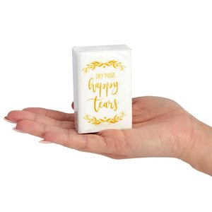 <strong>Wedding</strong> Facial <strong>Tissue</strong> Souvenirs for Guests Welcome Bag Party Favors Happy Tears Pocket <strong>Tissues</strong> Bulk <strong>Wedding</strong> <strong>Tissues</strong> Packs - Product Image 4