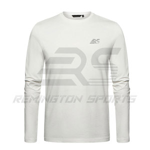 เสื้อยืดแขนยาวผู้ชายแขนยาวสีพื้น - Product Image 3